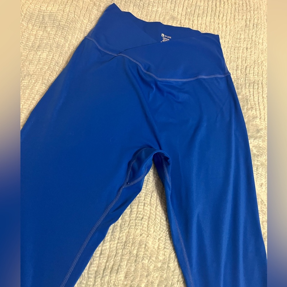 Buffbunny siren crossover leggings H2O blue